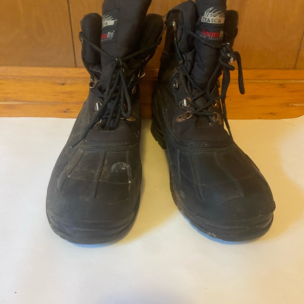 Itasca Men's Black Snow Boots